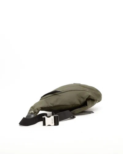 Prada Re-nylon Sling Backpack In Green