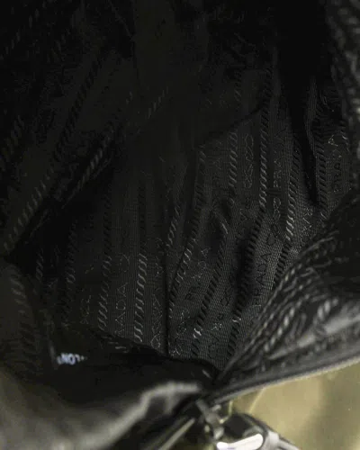 Prada Re-nylon Sling Backpack In Green