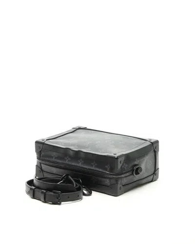 Pre-owned Louis Vuitton Monogram Eclipse Soft Trunk Bag In Black