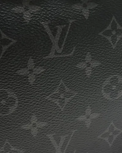 Pre-owned Louis Vuitton Monogram Eclipse Soft Trunk Bag In Black