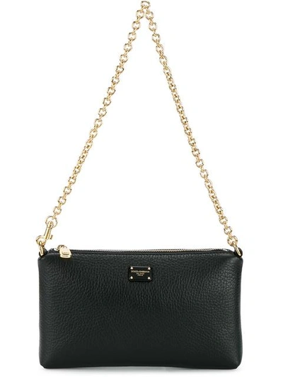 Dolce & Gabbana Mini Leather Bag In Black