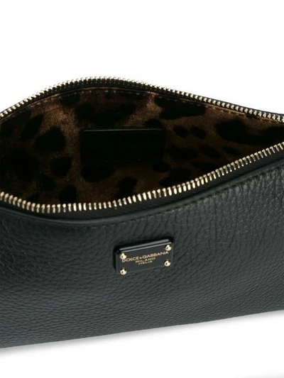 Shop Dolce & Gabbana Mini Leather Bag - Black