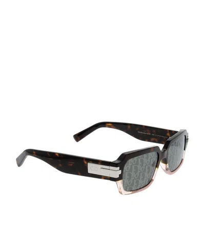 Dior Logo Logo Sunglasses In Pattern