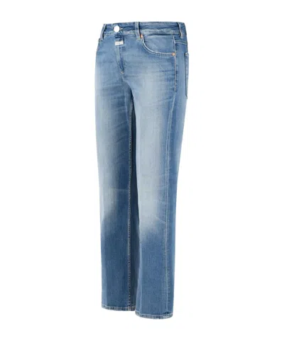 Closed Belt Loop Jeans In Blue