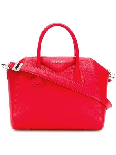 Givenchy Small Antigona Tote In 620 B Red