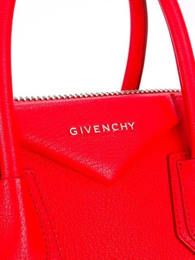 Shop Givenchy Small Antigona Tote - Red