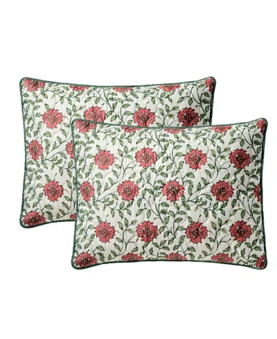 Seventh Studio Ezza Floral 3-pc. Quilt Set, Full/queen In White