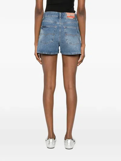 Diesel Five-pockets Short In Blue