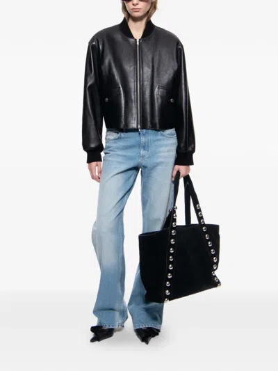 Stand Studio Zip Pockets Jacket In Black