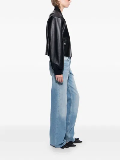 Stand Studio Zip Pockets Jacket In Black