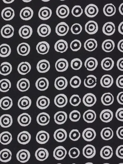 10 Corso Como Patterned Scarf In Black