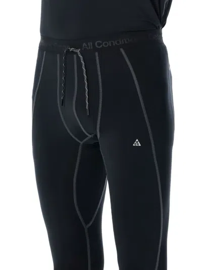 Nike Wildsee Drawstring Leggings In Black