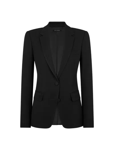 Tom Ford Button Blazer In Black