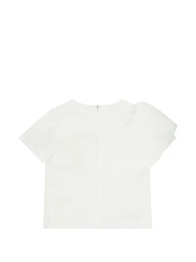 Mama Luma 花卉贴花半身裙衬衫 In White