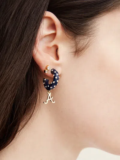 Baublebar Mlb Enamel Hoop Earrings In Pattern
