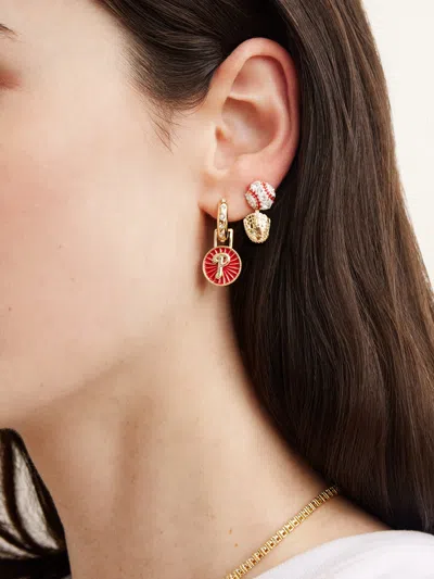 Baublebar Mlb Hoop Earring Set In Pattern