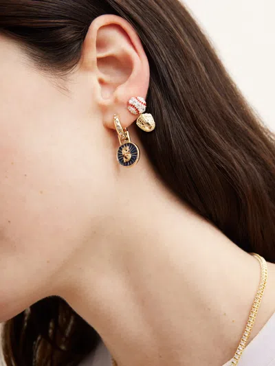 Baublebar Mlb Hoop Earring Set In Gray