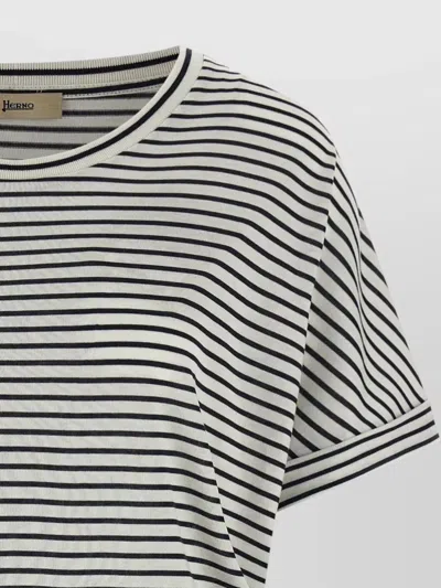Herno Striped T-shirt In Multi