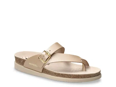 Mephisto Helen Toe Loop Sandal In Gold