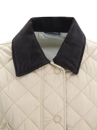 Weekend Max Mara Quilted Jacket In Neutral