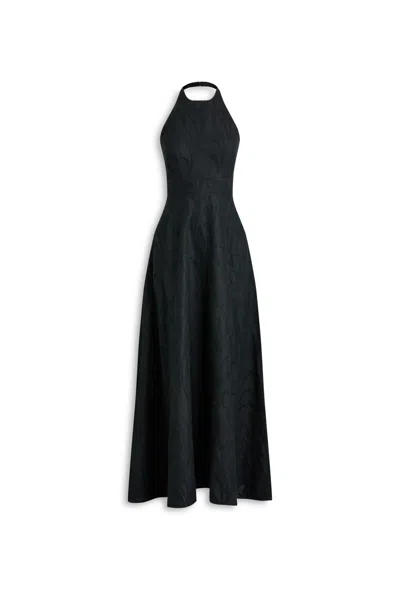 Scanlan Theodore Cornelli Halter Dress In Black