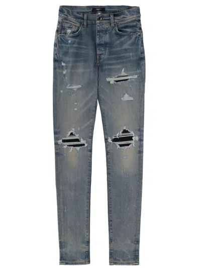Amiri Distressed Jeans In Blue