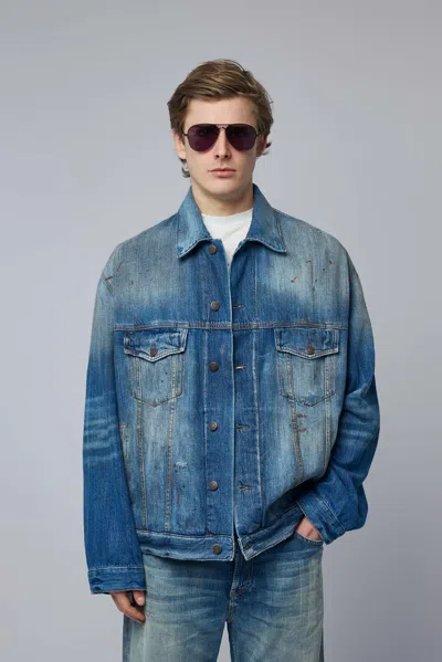 Acne Studios Robert Denim Jacket In Blue