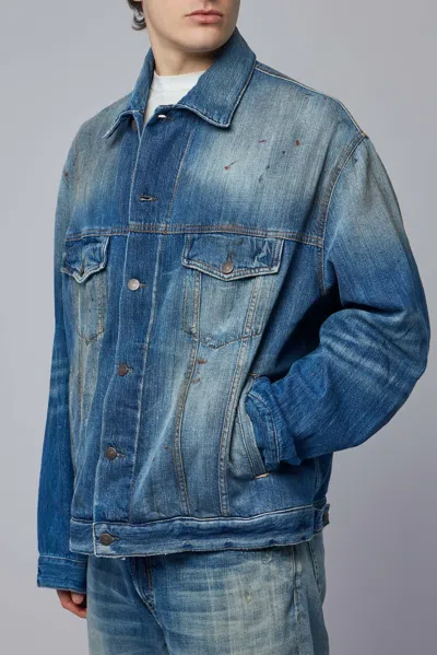 Acne Studios Robert Denim Jacket In Blue