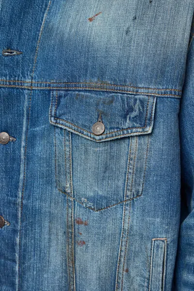 Acne Studios Robert Denim Jacket In Blue