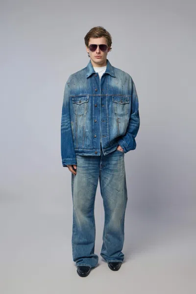Acne Studios Robert Denim Jacket In Blue