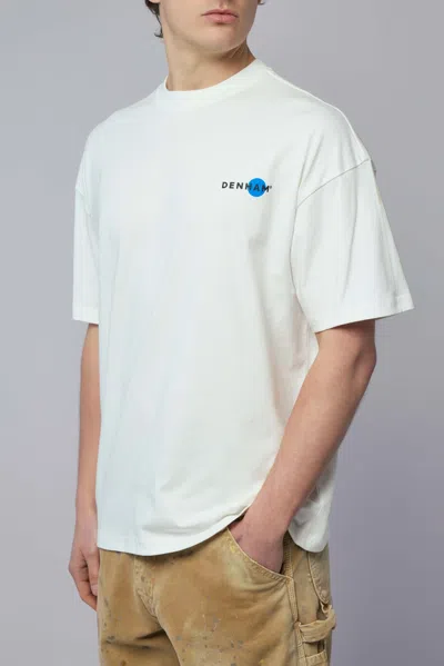 Denham Yanaka Graphic Tee In White
