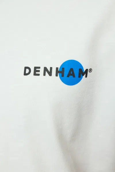 Denham Yanaka Graphic Tee In White
