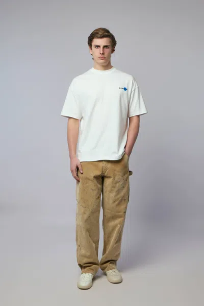 Denham Yanaka Graphic Tee In White