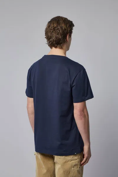 Denham Cutter Classic Tee In Blue