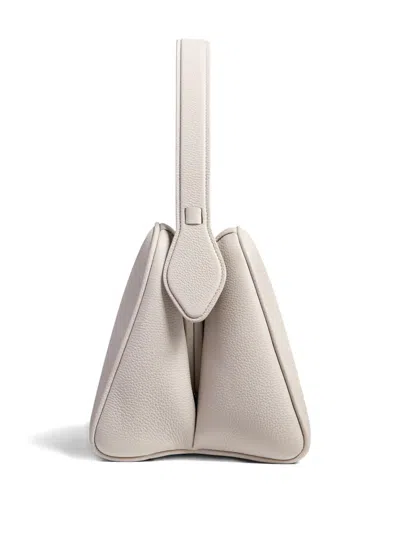 Khaite Cate Structured Tote Bag In Neutral