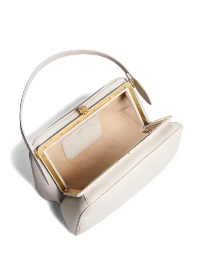 Khaite Cate Structured Tote Bag In Neutral