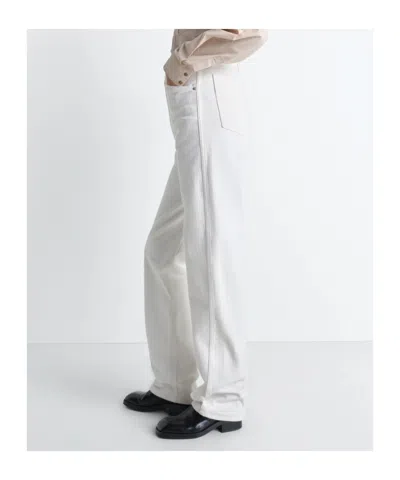 Lemaire Five Pockets Twisted Jeans In Multi