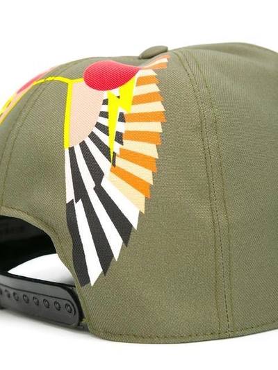 Shop Givenchy Logo Embroidered Hat - Green