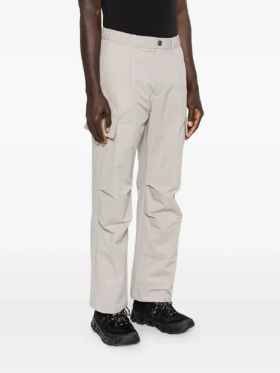 Herno Elasticated-waist Cargo Pants In Gray