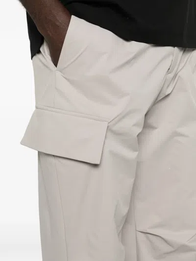 Herno Elasticated-waist Cargo Pants In Gray