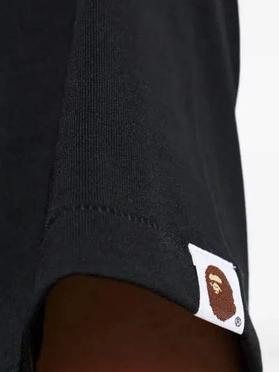 A Bathing Ape Printed T-shirt In Black