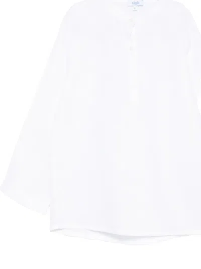 Siola Buttoned T-shirt In White