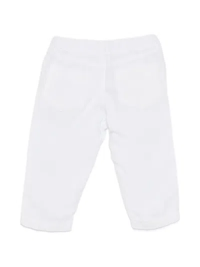 Siola Button Trousers In White