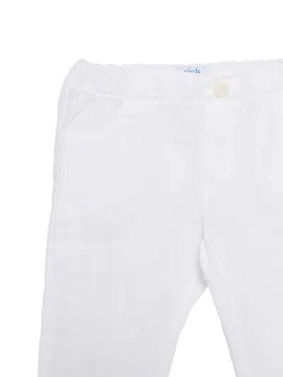 Siola Button Trousers In White