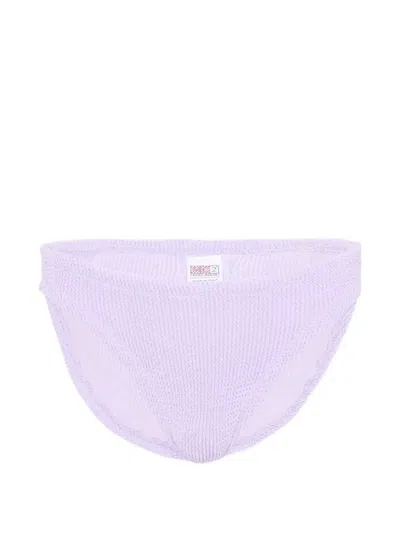 Mc2 Saint Barth Bow Bikini Bottoms In Blue