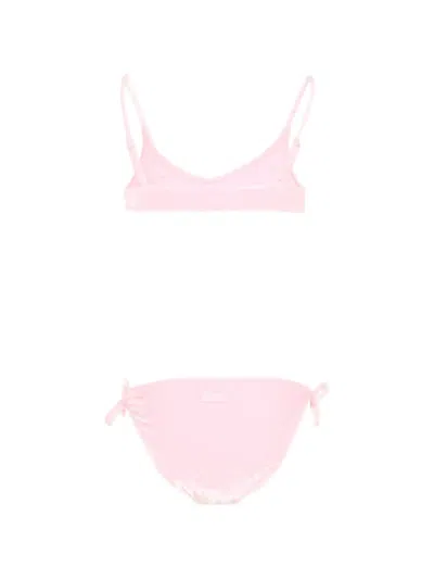 Mc2 Saint Barth Logo-patch Bikini In Pink