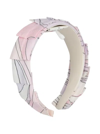 Pucci Junior Patterned Headband In Purple