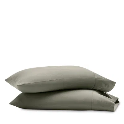 Boll & Branch Signature Hemmed Pillowcase Set In Gray