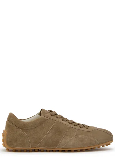 Tod's Women Brown Suede Sneakers, 3.5 Luxury Sneakers For Women Darveys