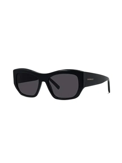 Givenchy Gv Day Rectangular Acetate Sunglasses In Black